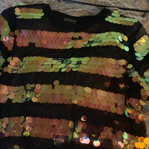Sequence glam top